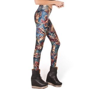 BlackMilk HAECKEL'S DINNER LEGGINGS - Size M